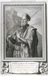 DiegoGarcíadeParedes的肖像（1468  -  1533） 作者 托马斯·洛佩斯·恩吉丹诺斯